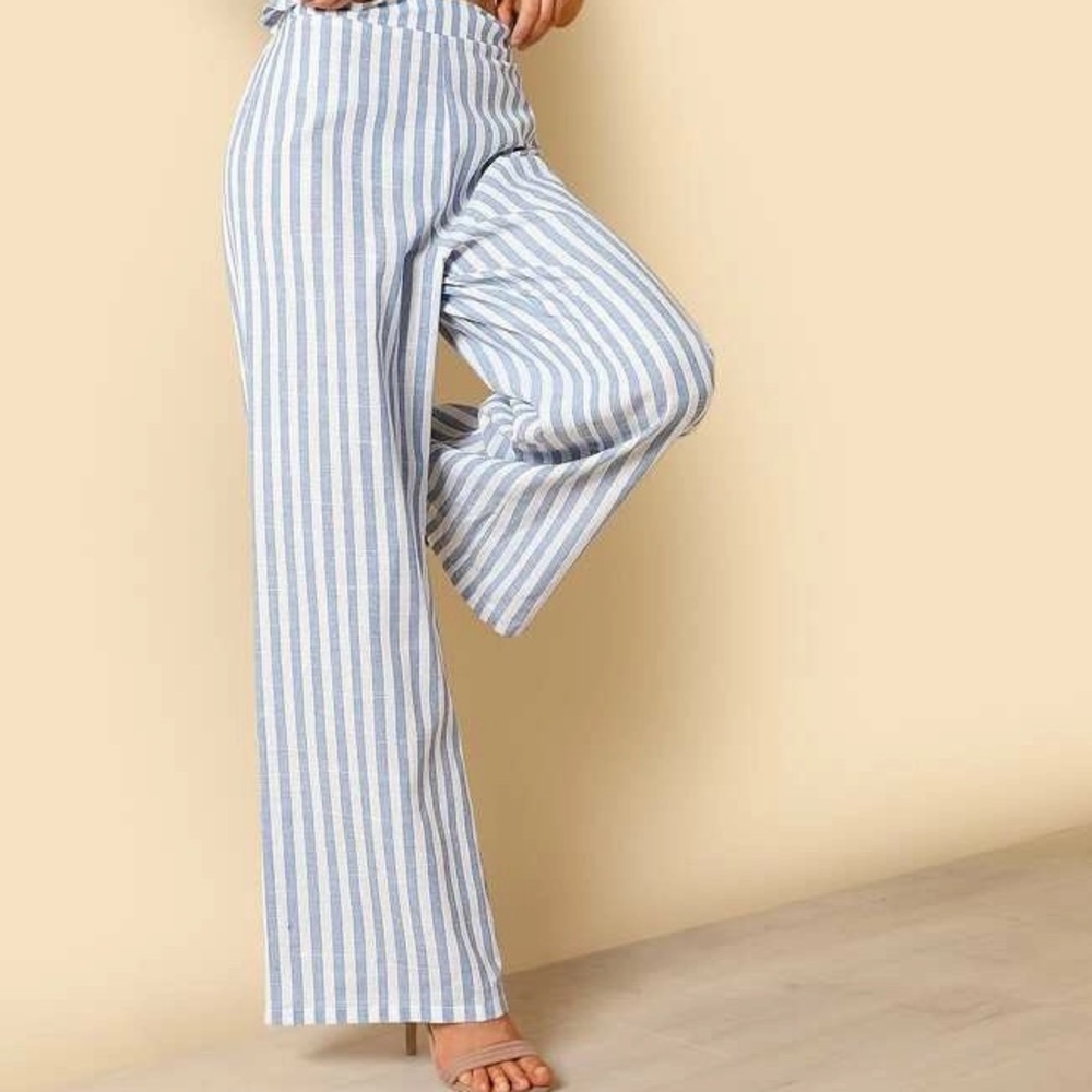 NWOT ☀️ Striped Shein Linen Pant